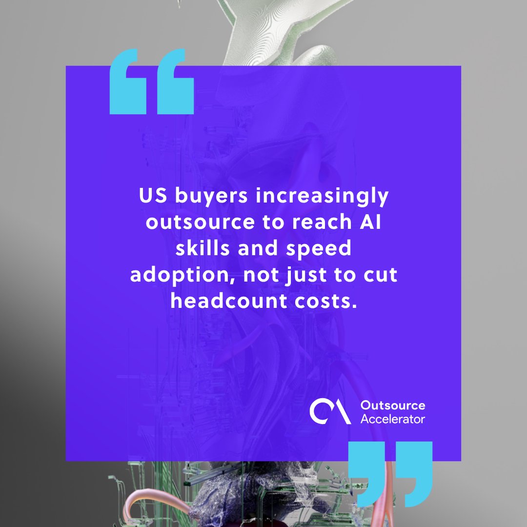 How AI-driven outsourcing and process automation works in practice