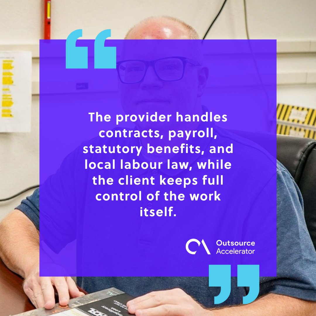 How the employer of record model works in practice