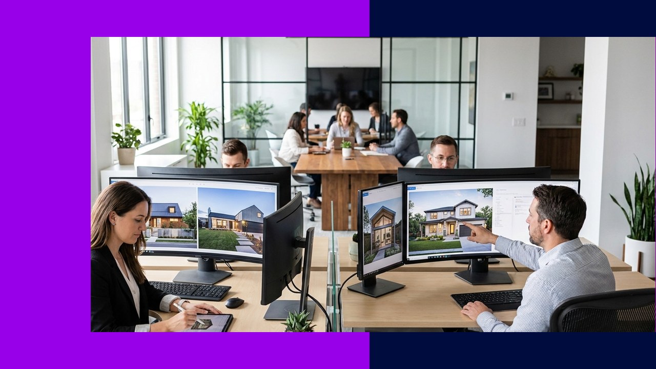 Real estate photo editing boosting property value: editors enhance home photos for listings.