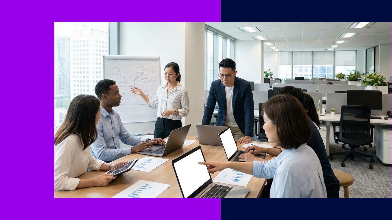 Business team meeting discusses Pipedrive pricing plans for best fit.