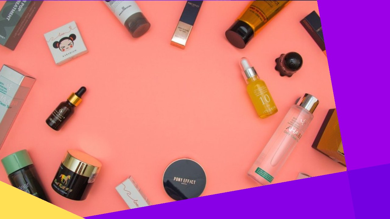 Assortment of cosmetic products, including serums and creams, showcasing AG Organica's wholesale cosmetics.