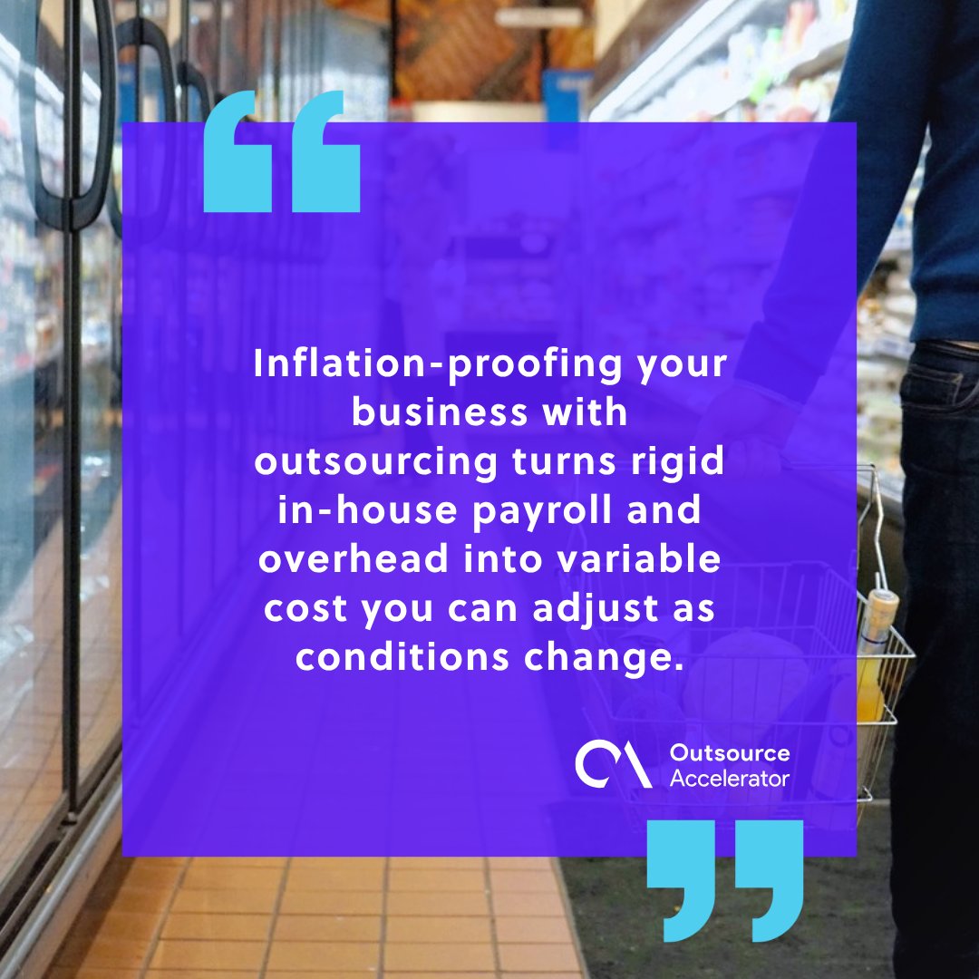 Why outsourcing works as an inflation hedge