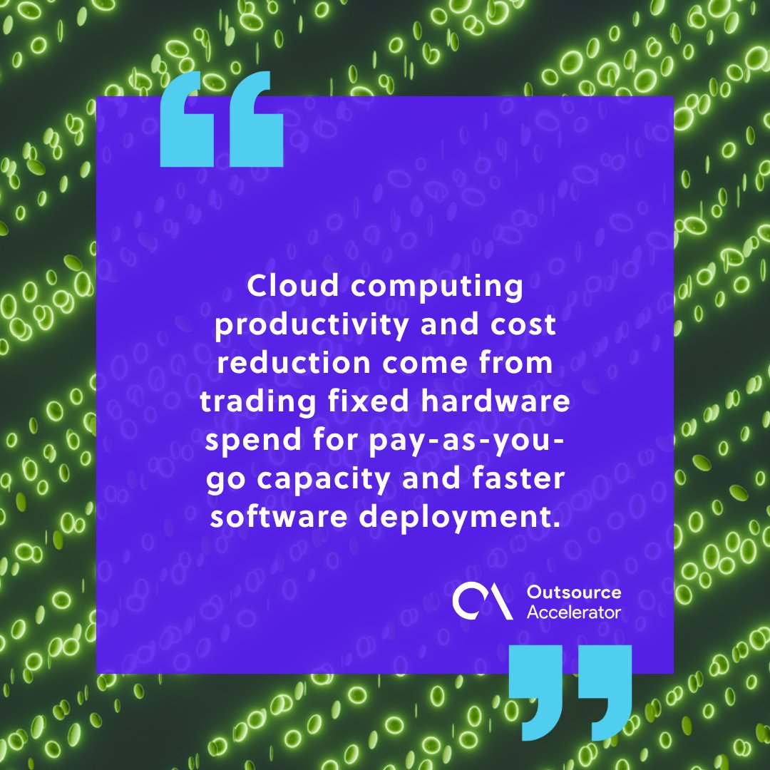 1. How cloud computing reduces costs for companies