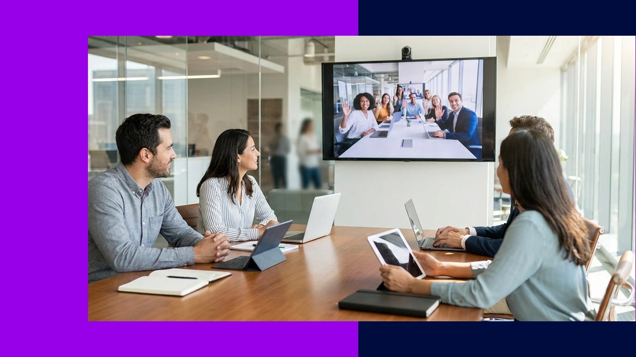 BPO services help find top offshore talent for your team, seen in a virtual meeting.