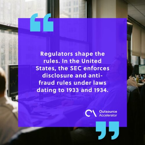 Capital market - a US compliance officer reviewing an SEC 10-K disclosure filing