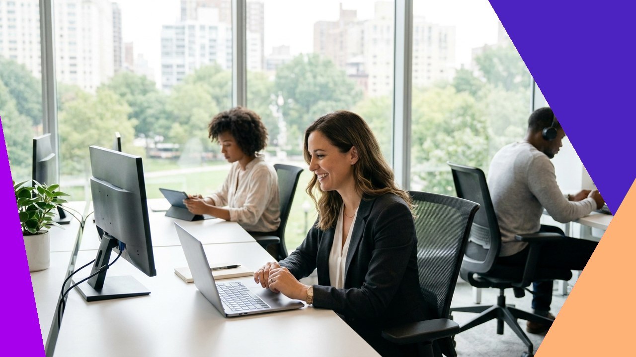 Diverse team working remotely showcases benefits of remote staffing over traditional outsourcing.