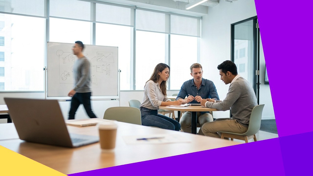 Remote team meeting in modern office; six mistakes to avoid when building a remote team