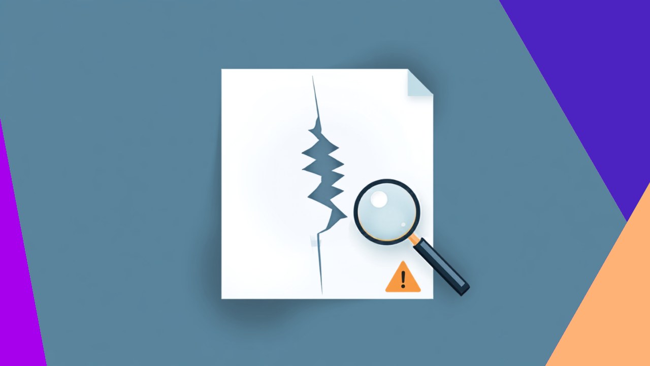 Breach of contract concept with a broken agreement and legal review in outsourcing
