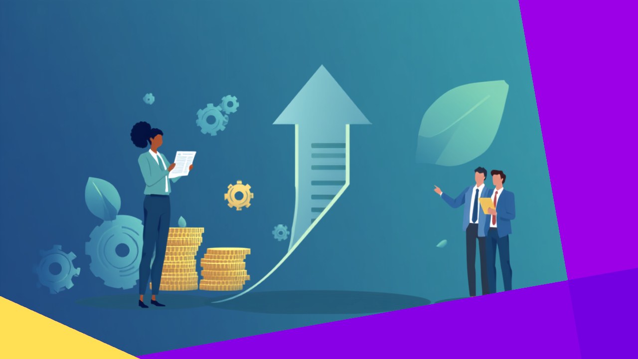 Cost savings through accounting outsourcing shown as reduced costs across finance tasks
