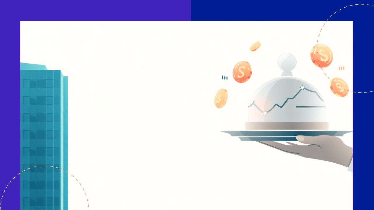 Hospitality financial management tracking revenue and costs for a hotel or restaurant