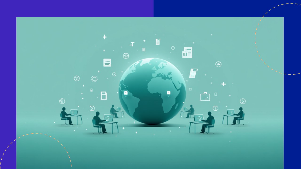 Offshore bookkeeping team managing ledgers and reconciliations in cloud software