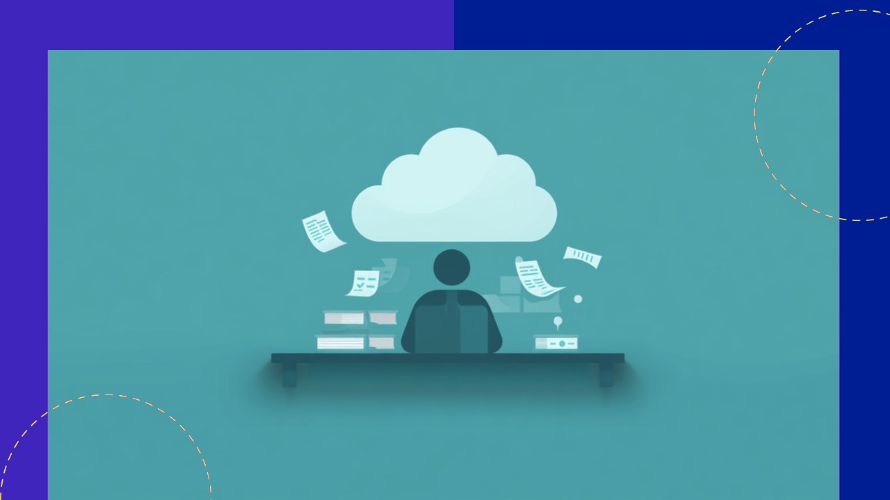 Outsourced bookkeeping service maintaining a company's books in cloud accounting software