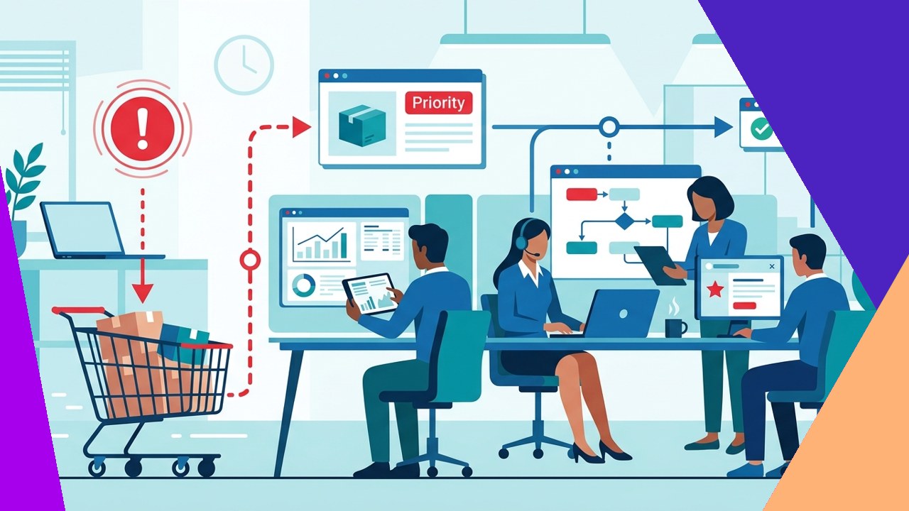 Outsourced escalation management team resolving complex customer issues for an e-commerce brand