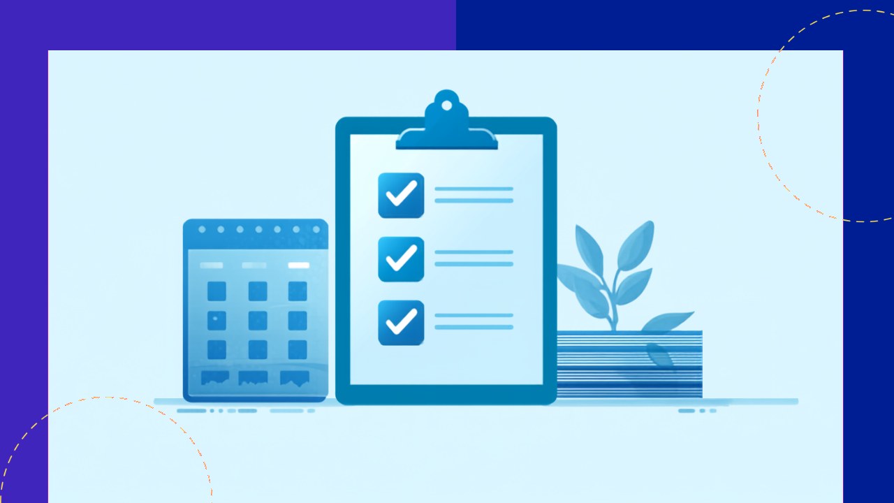 Year-end closing checklist with reconciliations, accruals, and financial statements