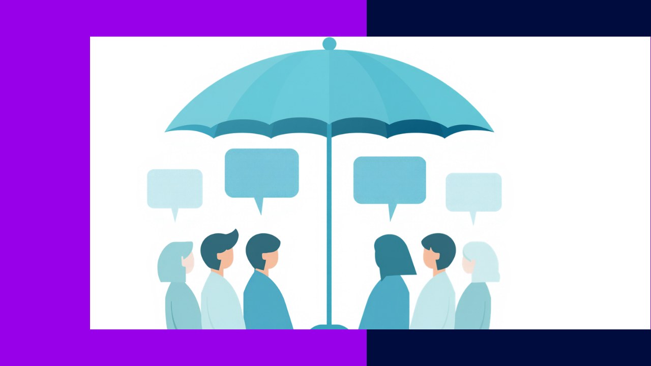 Psychological safety at work with a team openly sharing ideas in a supportive meeting