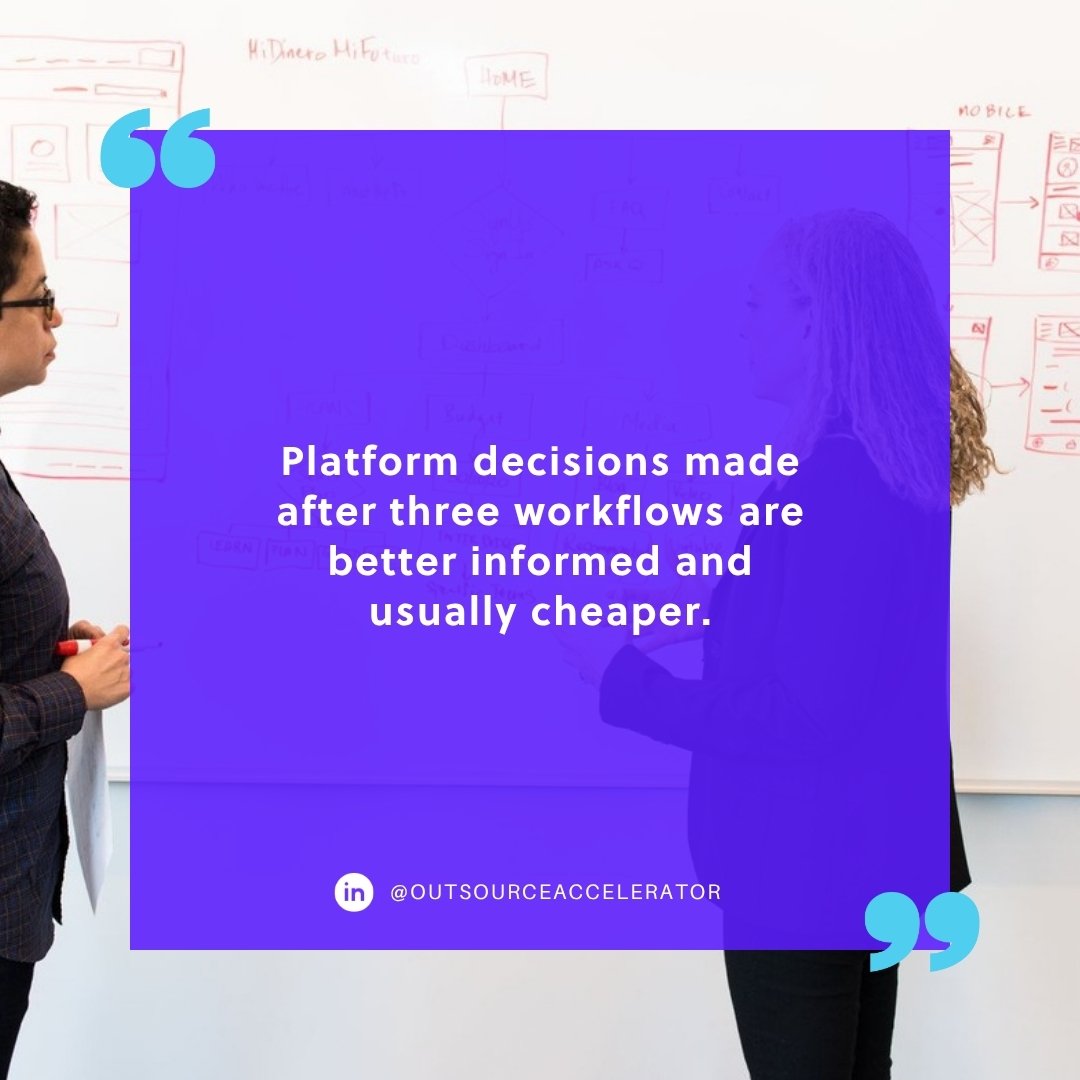 AI implementation in business - two colleagues mapping a process flow on a whiteboard