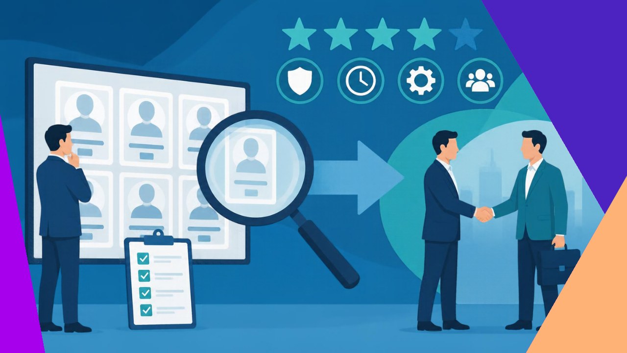 Choosing an IT outsourcing partner by evaluating vendors against criteria