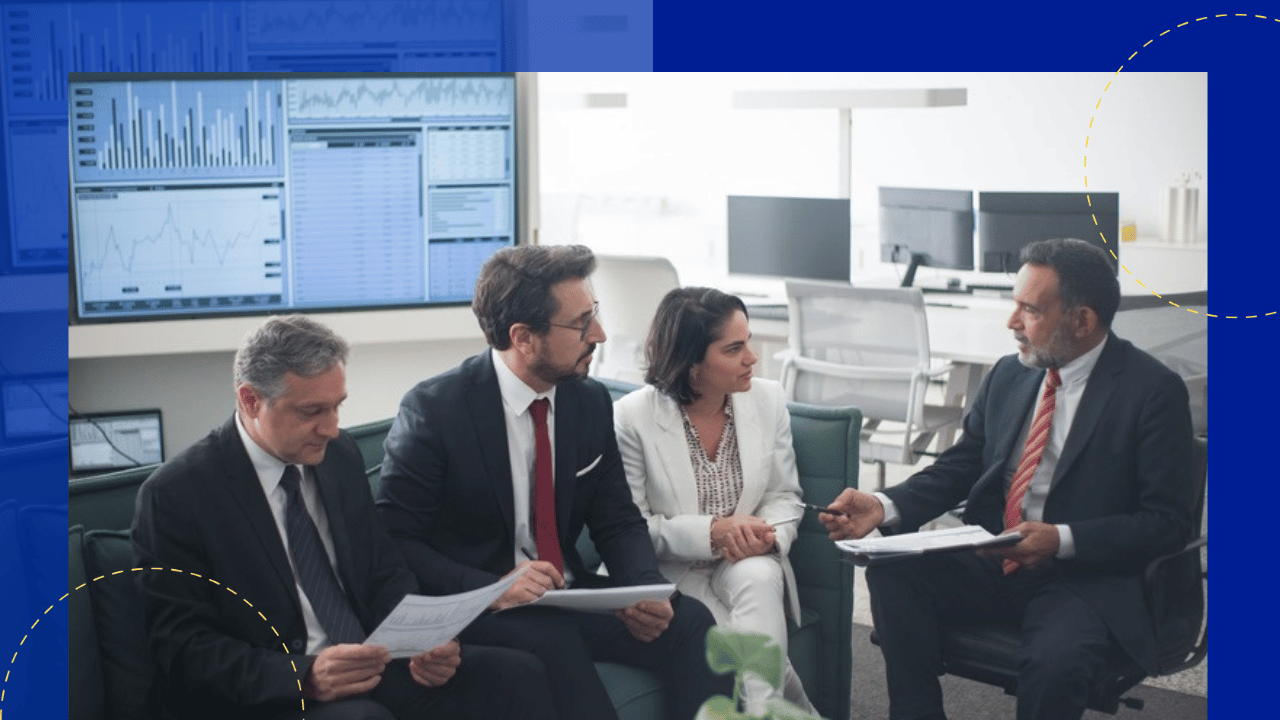 CPS 230 offshore teams - financial services professionals meeting in an office