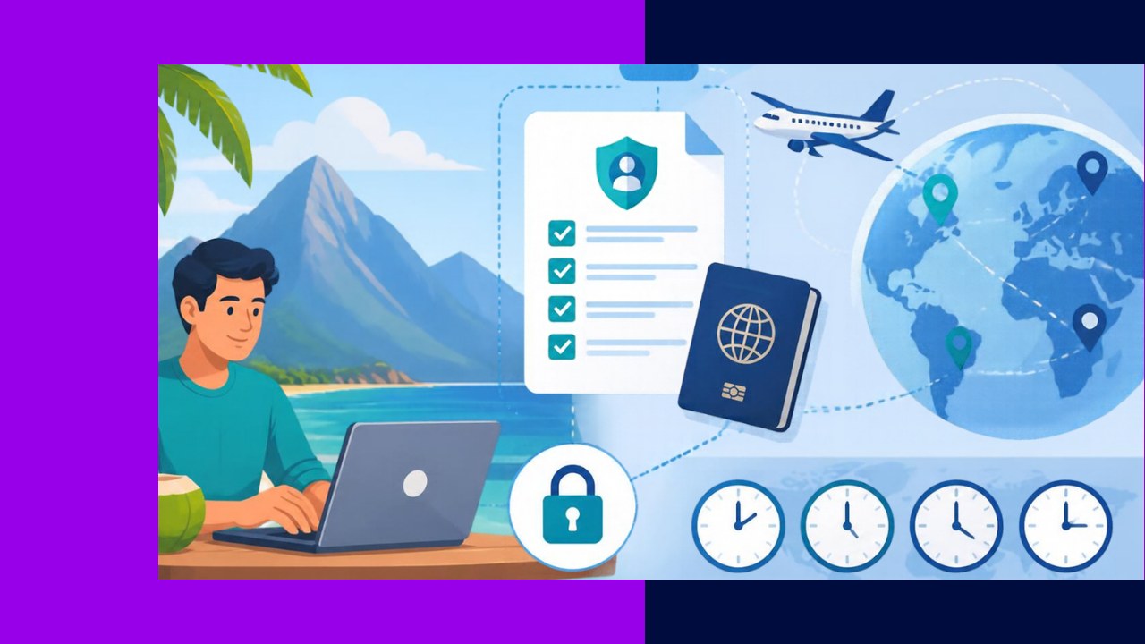 Digital nomad policy for employees working while travelling across countries