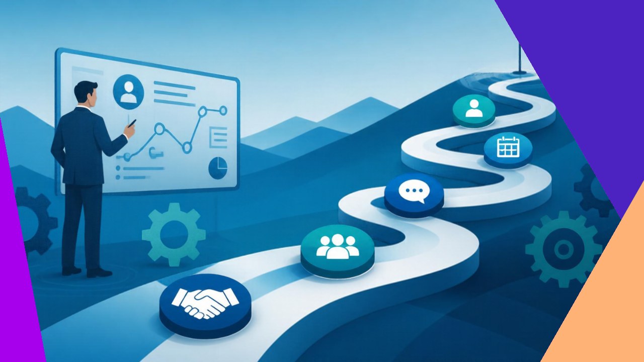 Employee experience strategy roadmap connecting touchpoints across the employee journey