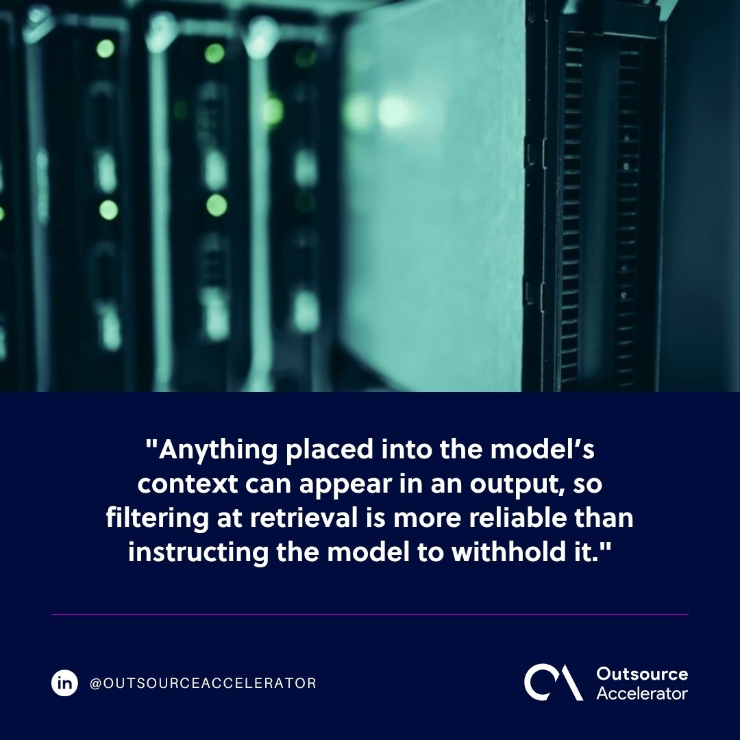 generative AI consulting services - server racks in a data center