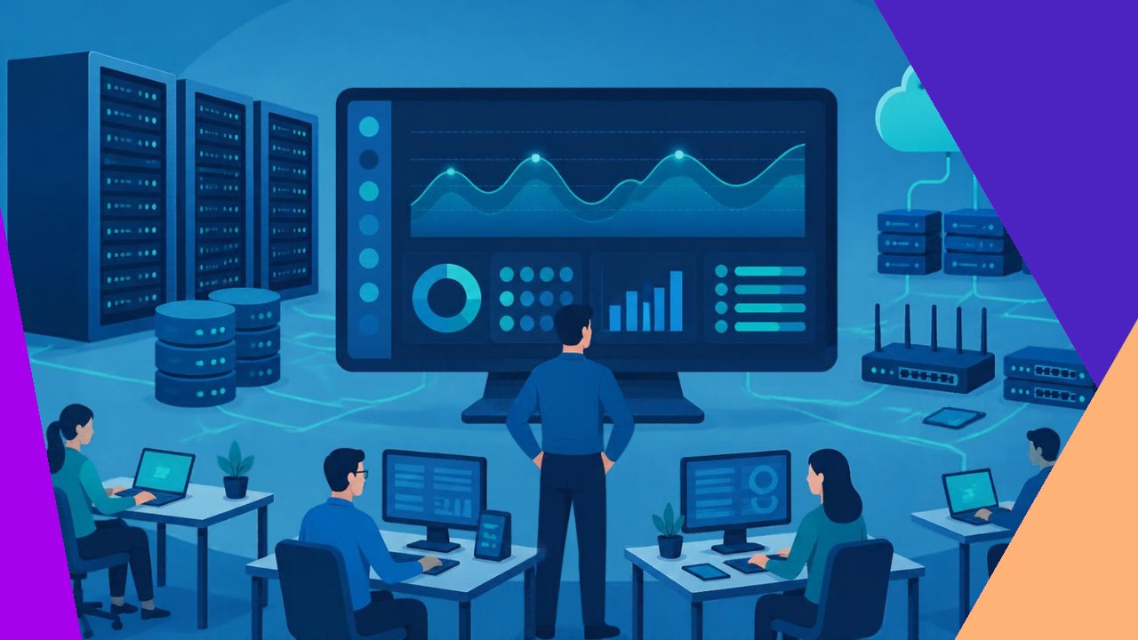 IT infrastructure management overseeing servers, networks, and systems