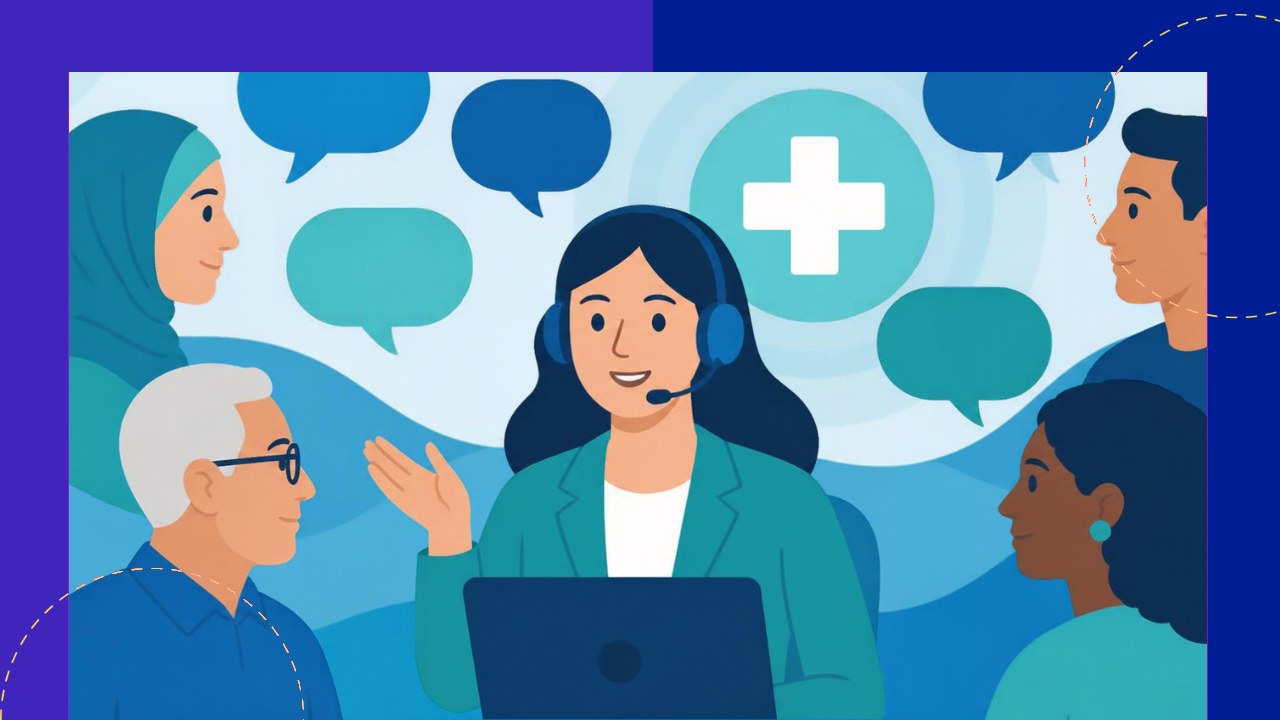 Multilingual patient assistance agent helping patients in several languages