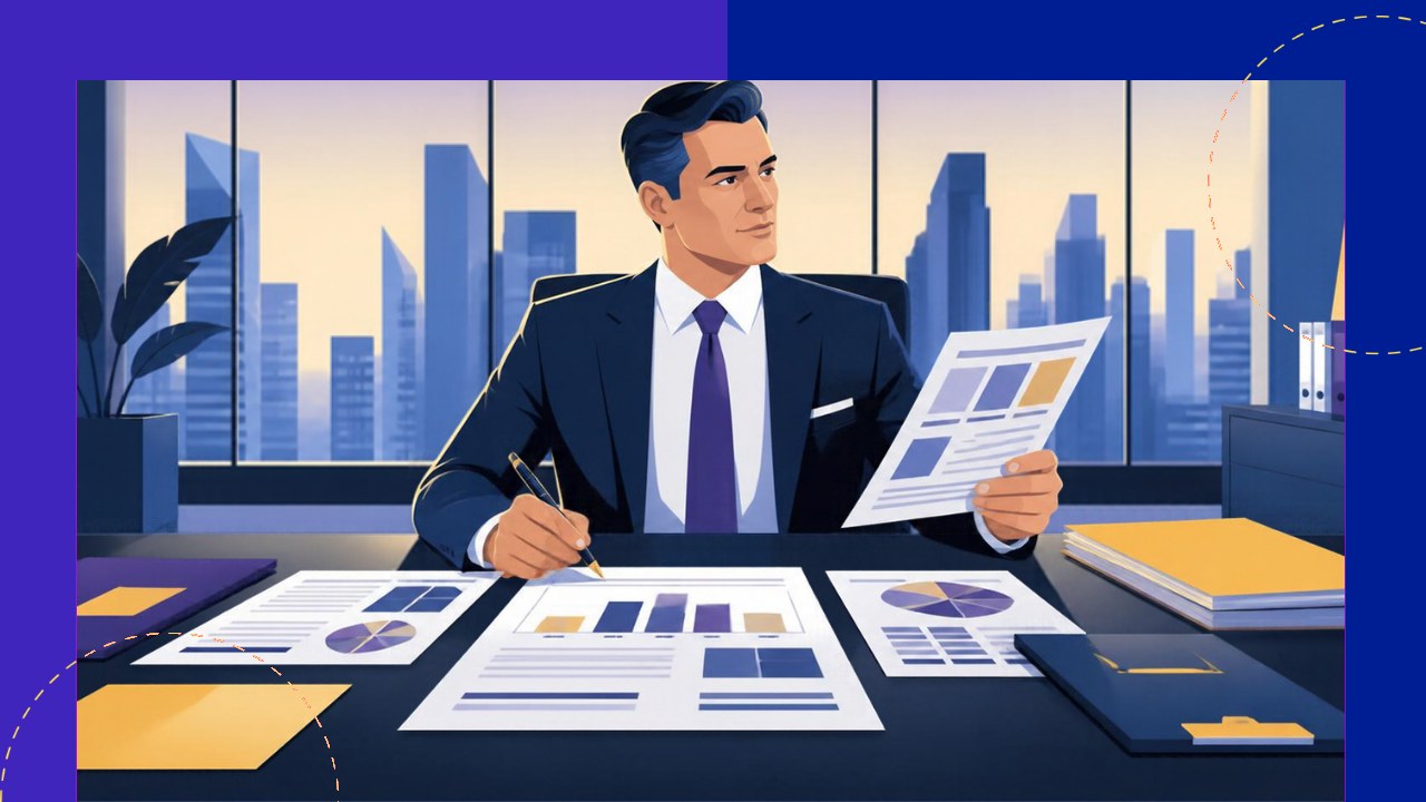 A new COO or CFO reviewing vendors and costs as an outsourcing sales trigger