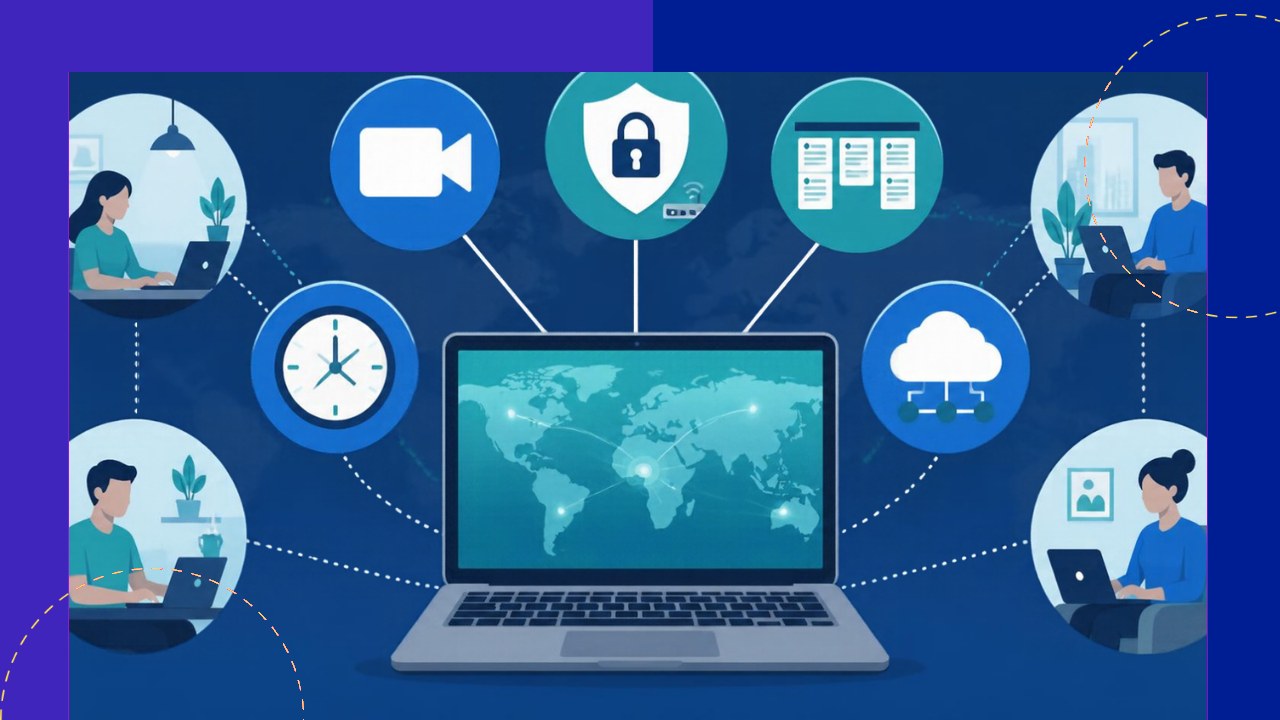 Remote workforce technology of collaboration, security, and productivity tools
