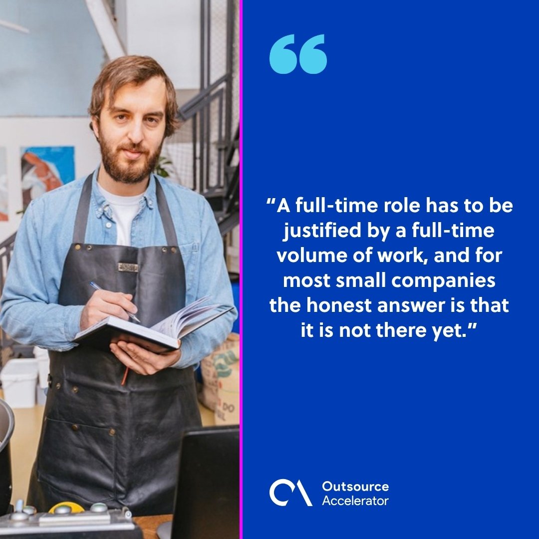 Virtual assistant hybrid roles - a small business owner planning in a notebook