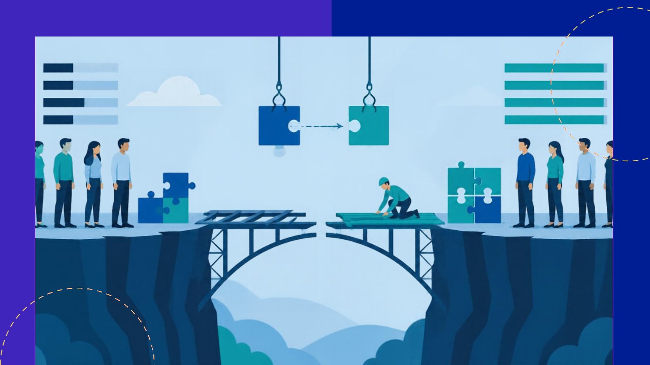 Workforce skills gap between the skills a team has and the skills it needs